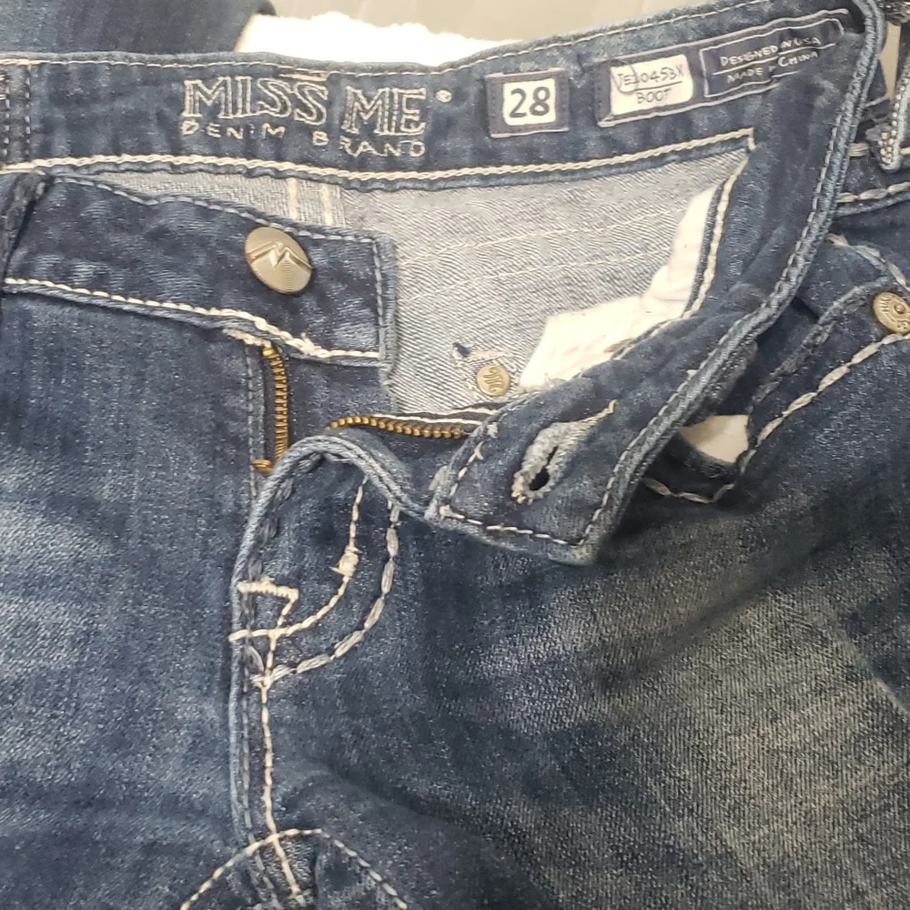 Miss Me Sz 28 JE1045BX Boot Cut Jeans for Buckle **Altered** - Picture 8 of 16